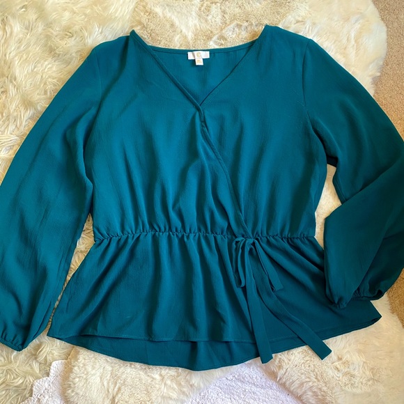 Teal Blouse - Picture 2 of 2